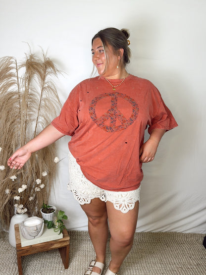 Wanderer's Peace Tee Brick