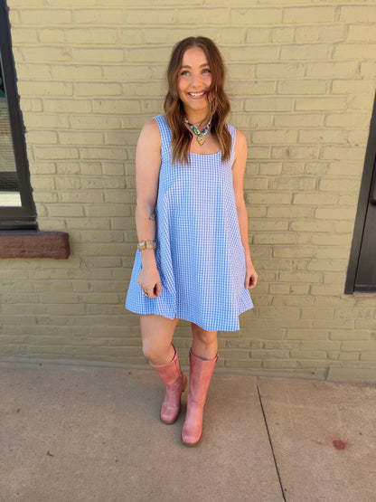 Andrea Gingham Dress