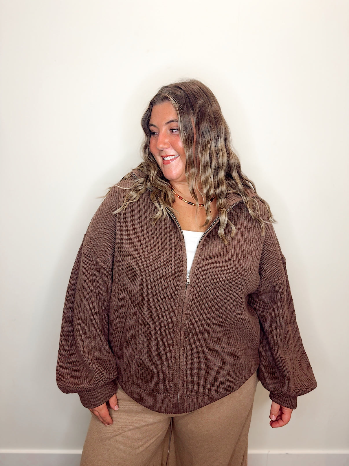 Café Cozy Knit - Mocha