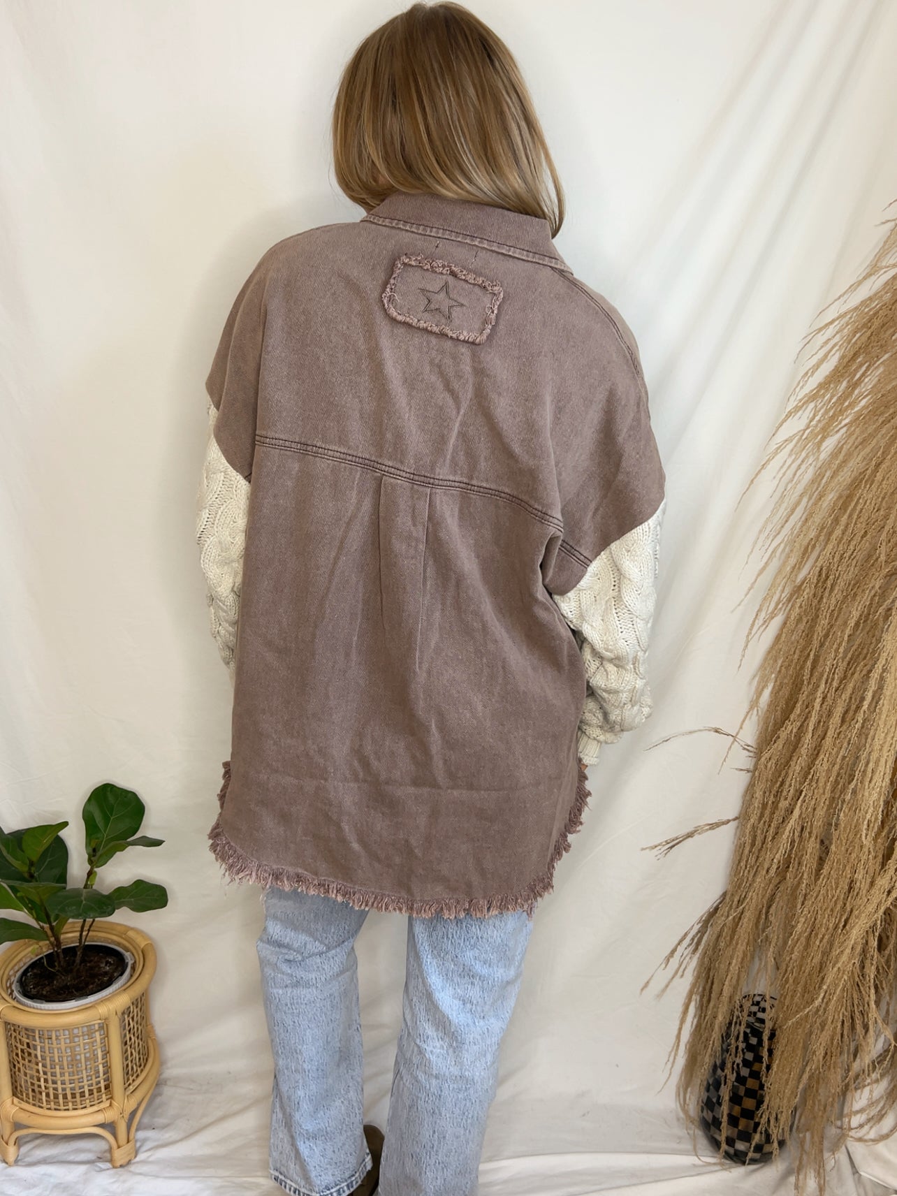 Boho Mocha Shacket