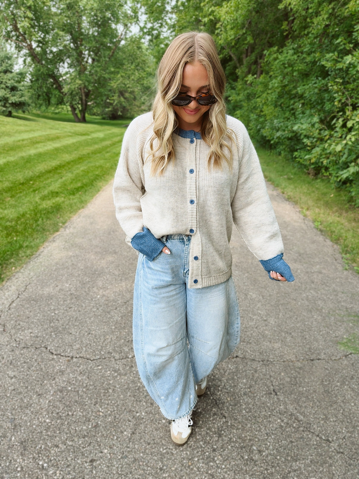 Blueberry Smoothie Cardigan