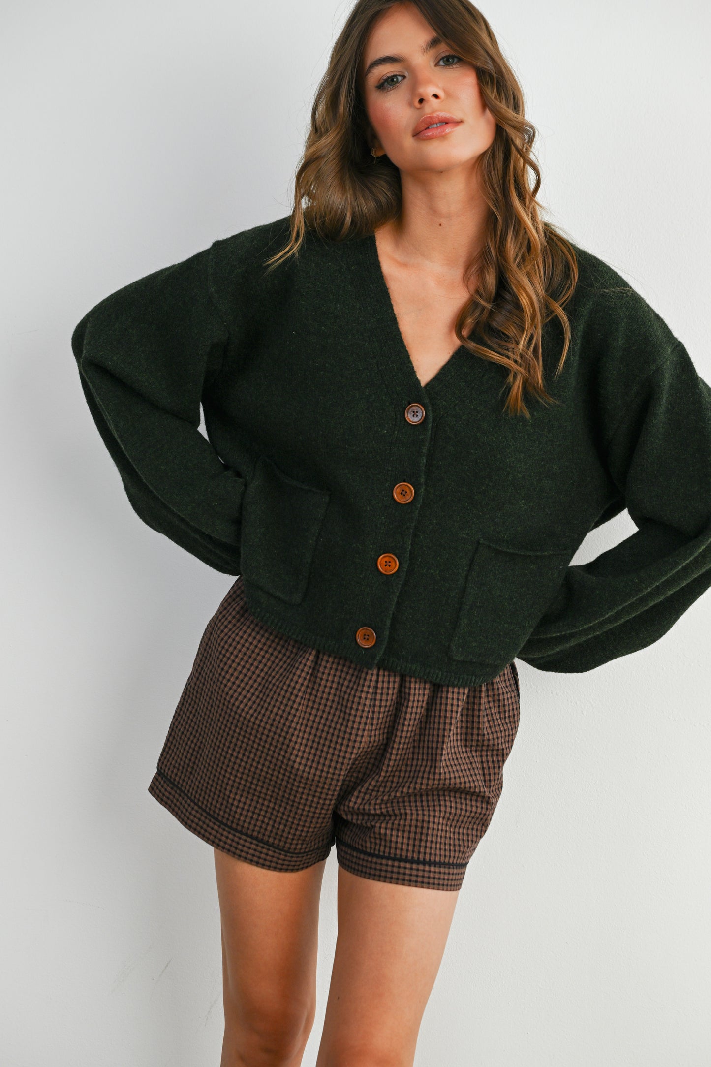 Dockside Olive Cardigan