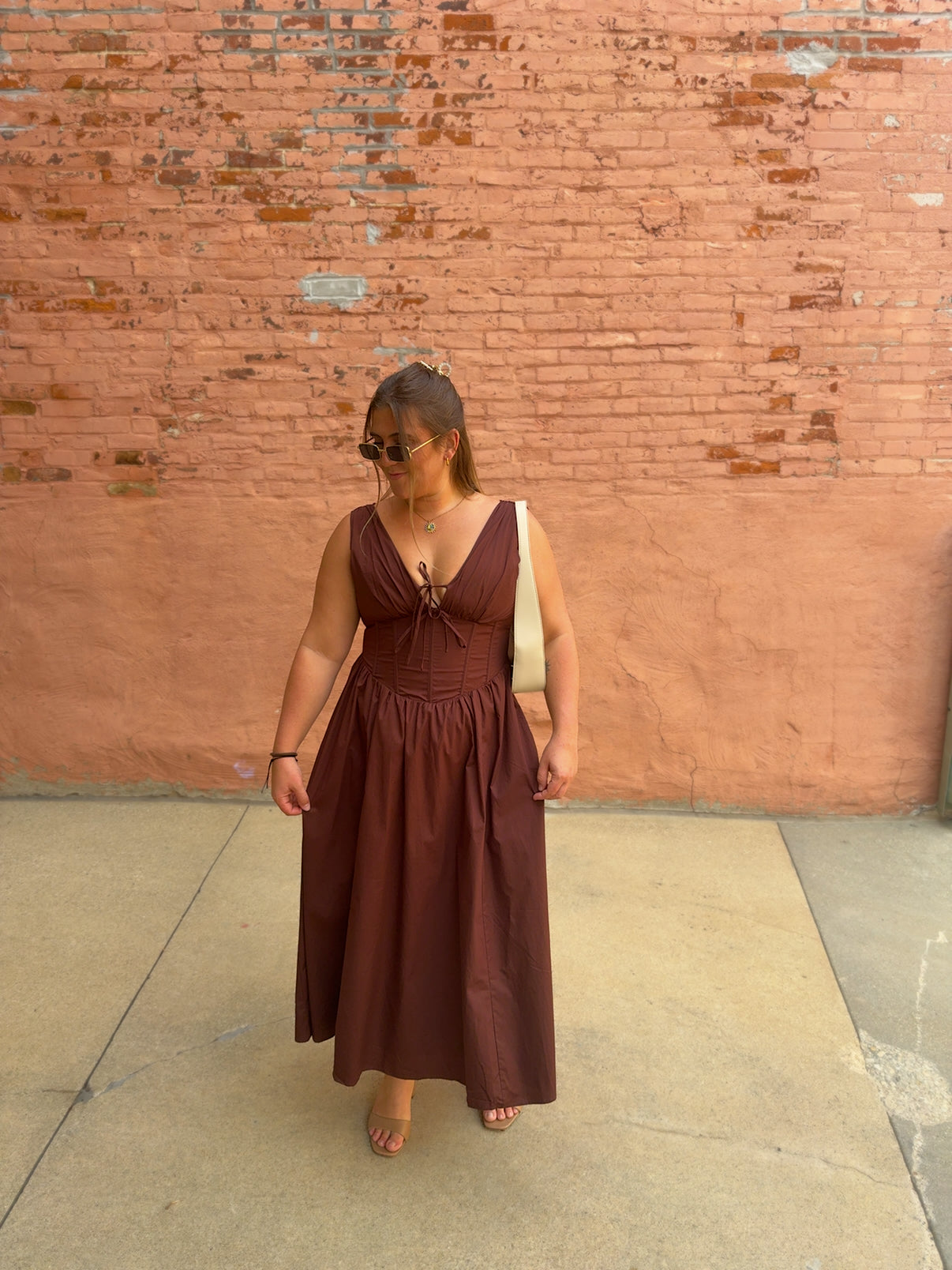 Rene Corset Midi Dress