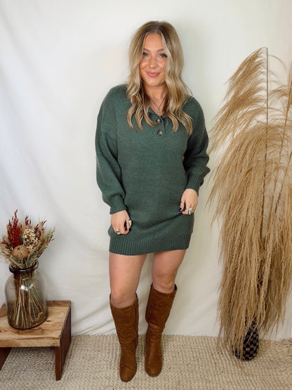 Fraser Fur Sweater Dress