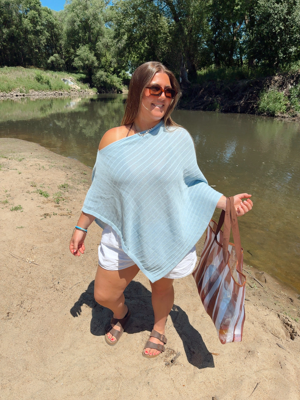 Lakeshore Knit Poncho