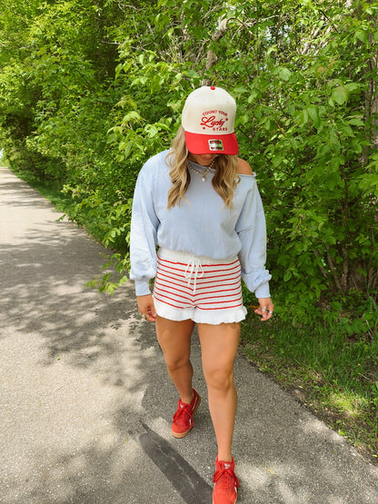 Cabin in the USA Crew - Blue