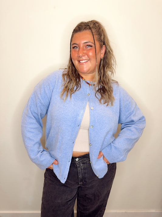 The Soft Focus Knit - Blue