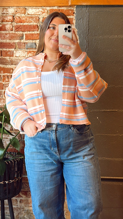 Sunset Stripe Cardigan