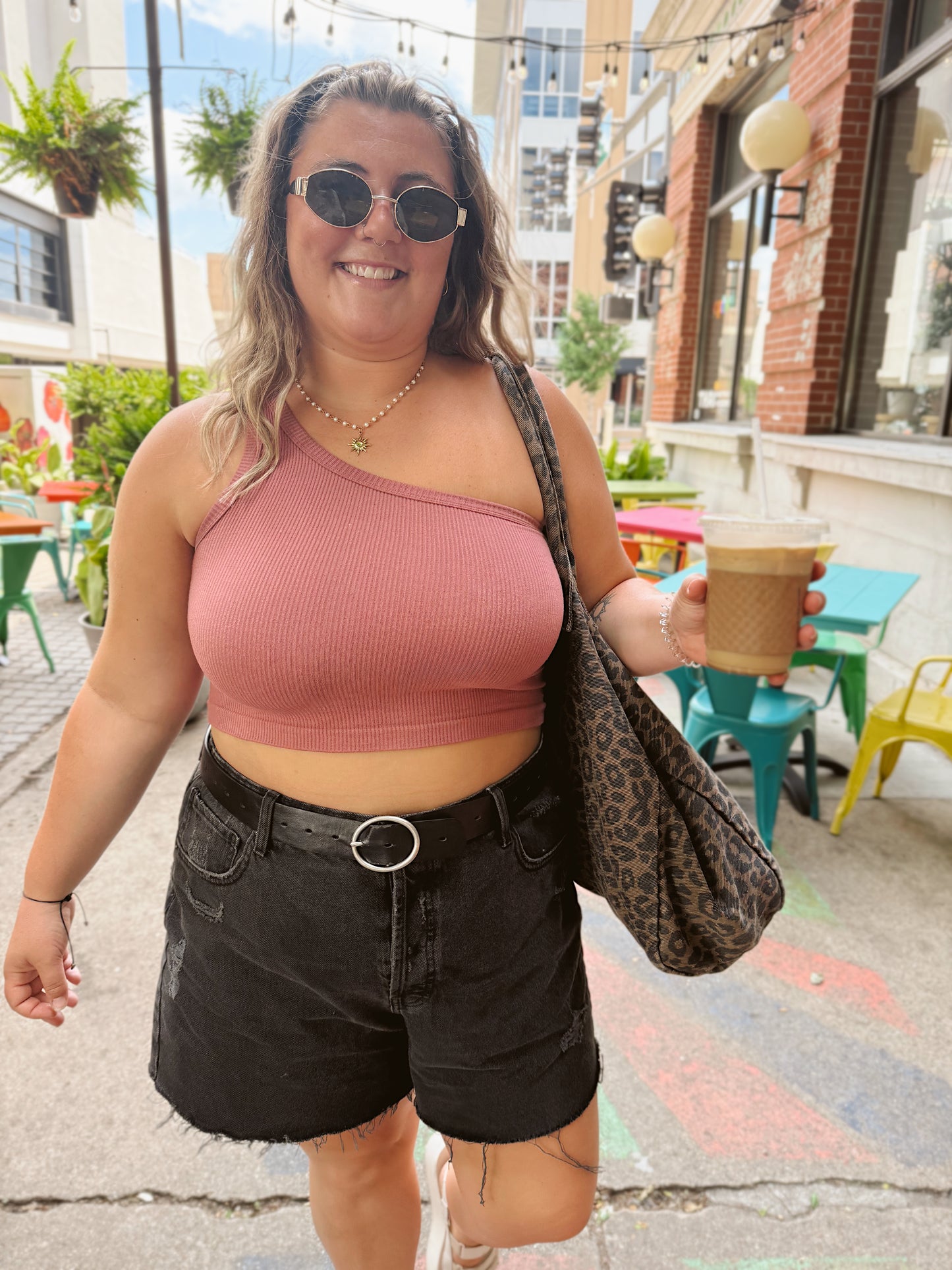 One Of A Kind Top Dusty Red