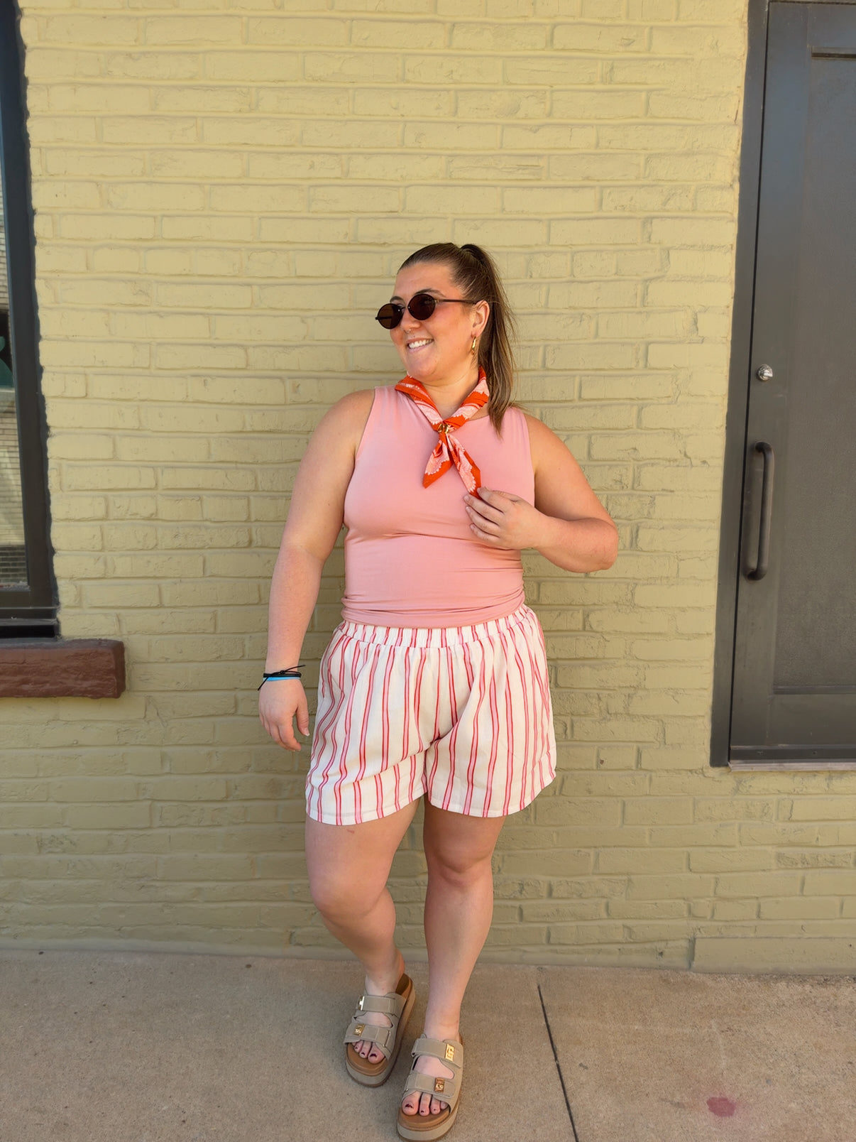 High Neck Staple - Pink Plus