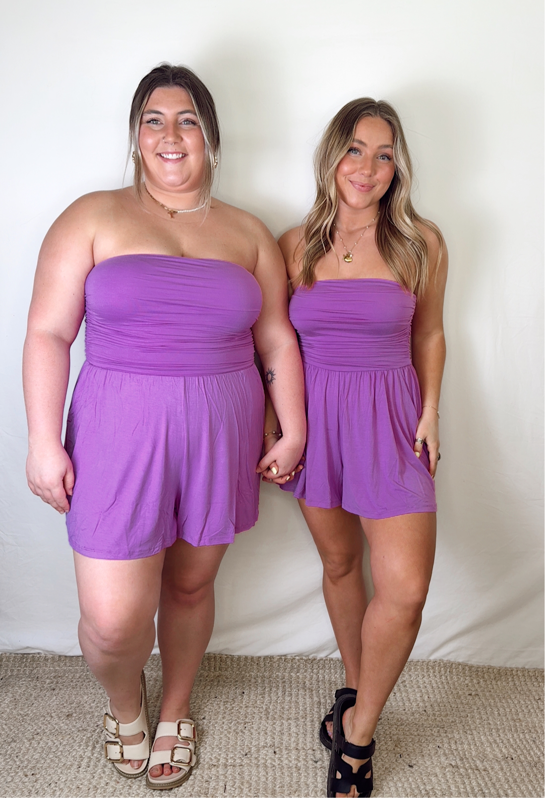 Sunny Days Romper - Violet