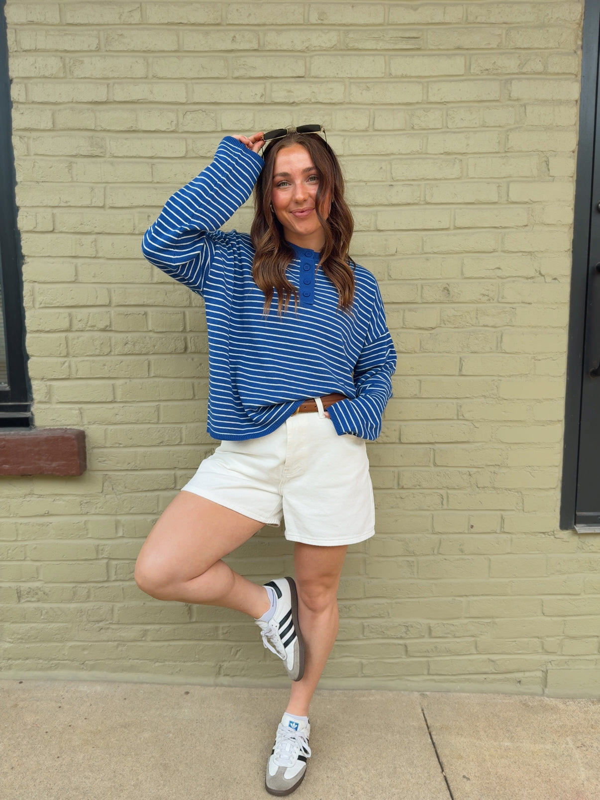 Porch Swing Stripe Top
