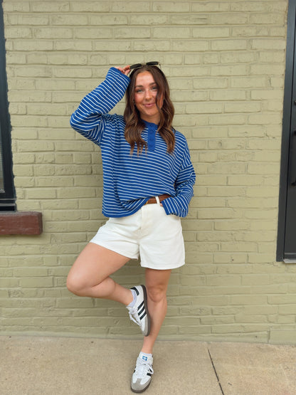 Porch Swing Stripe Top