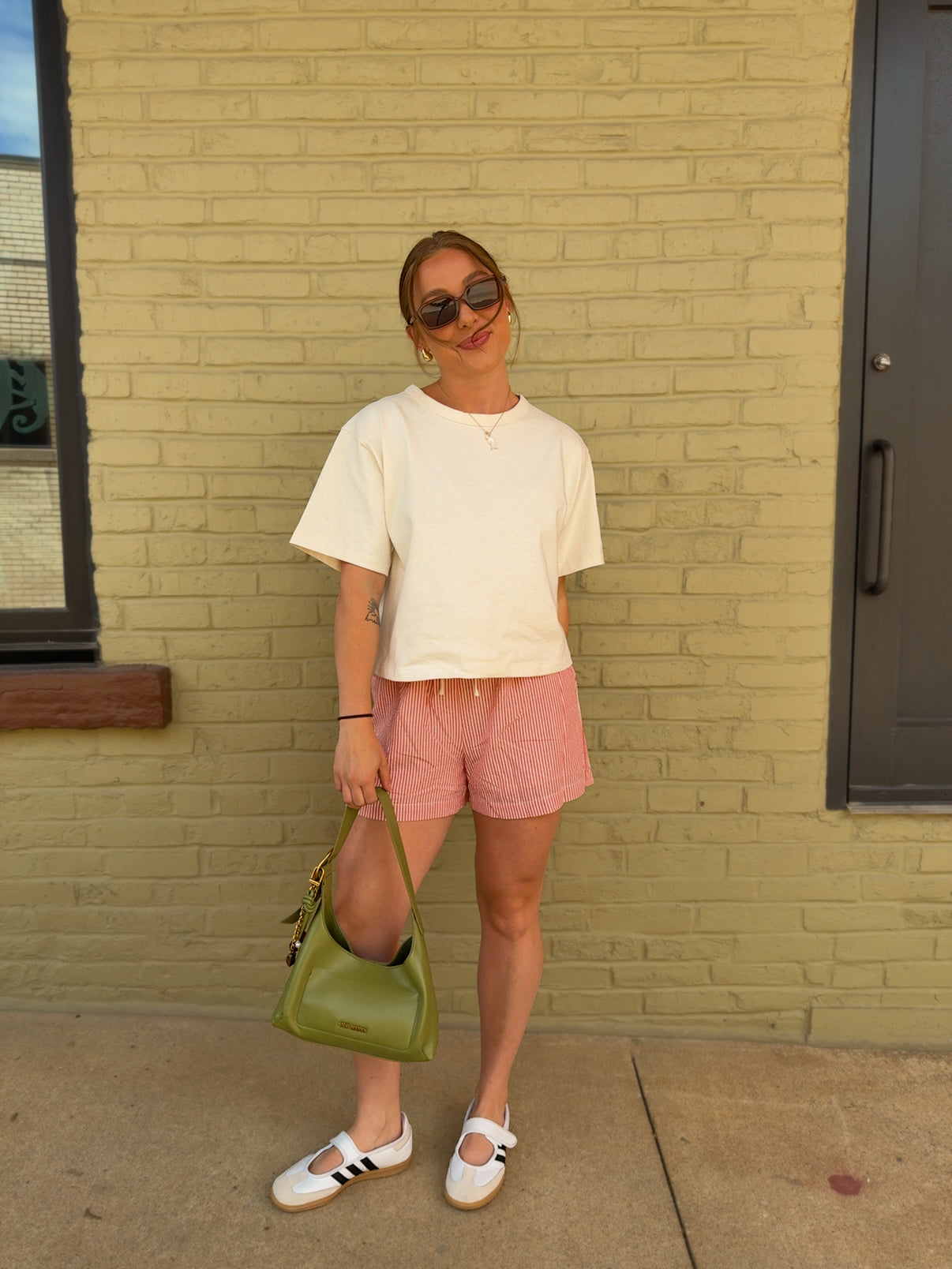 Casual Striped Shorts