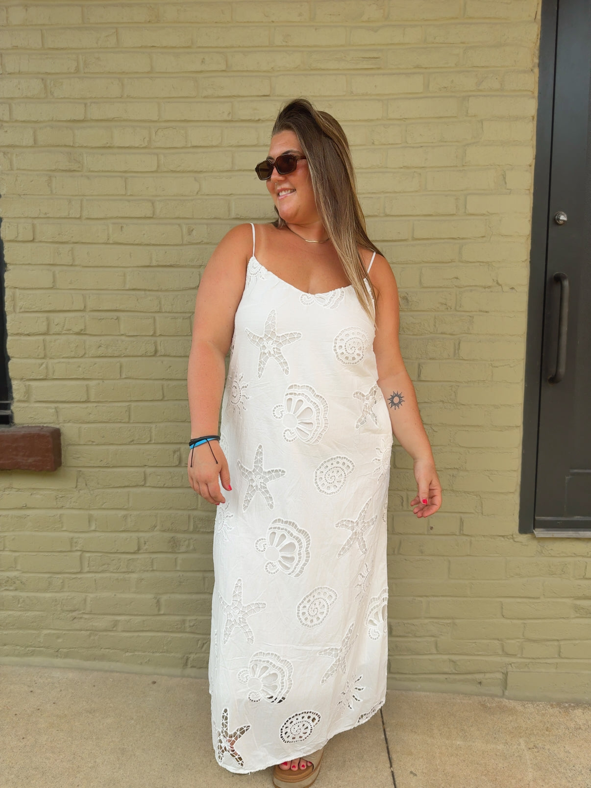 Seashell Soirée Maxi Dress