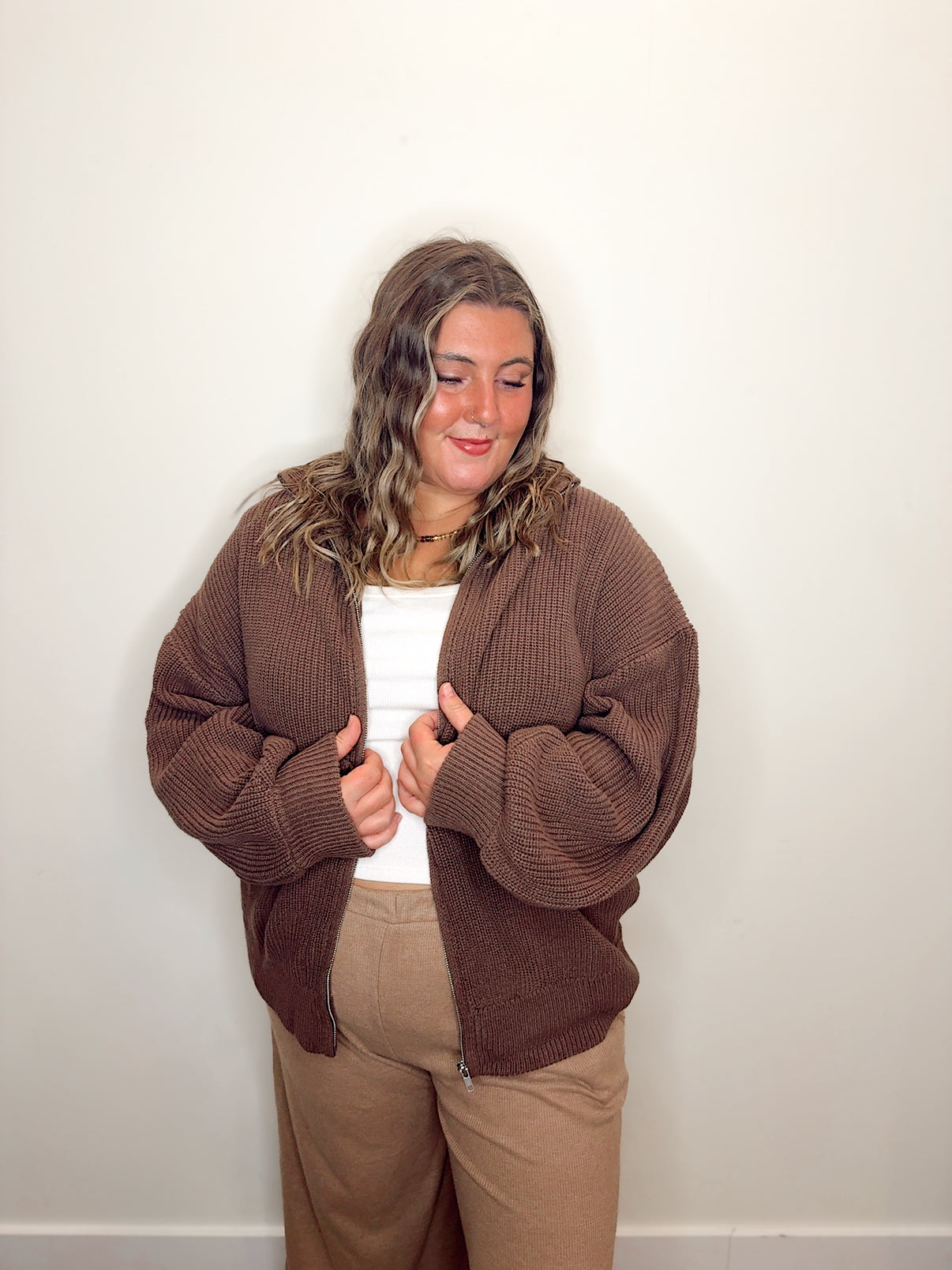 Café Cozy Knit - Mocha