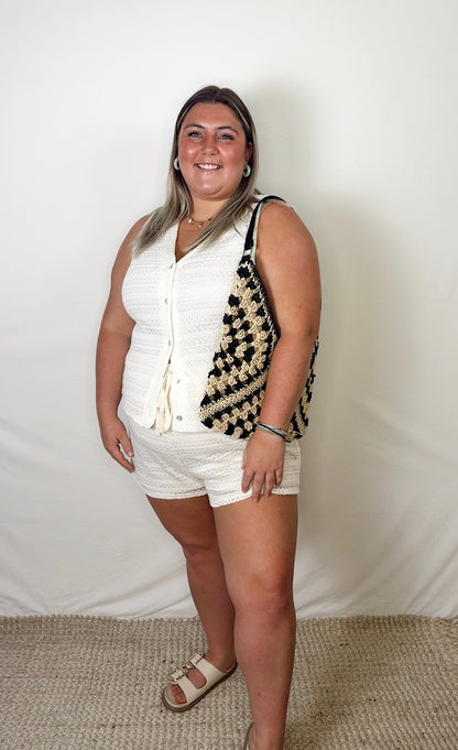 Sun Woven Bucket Bag