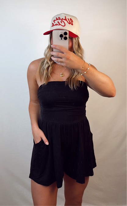 Sunny Days Romper - Black