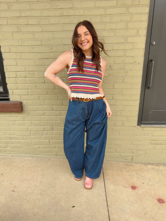 Seventies Stripe Tank