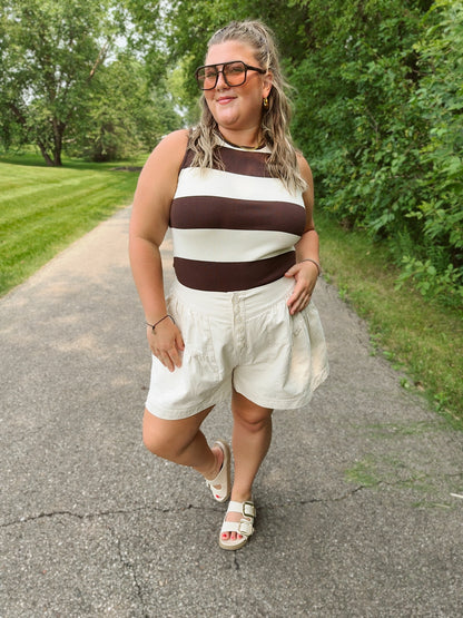 Cream & Cocoa Bodysuit