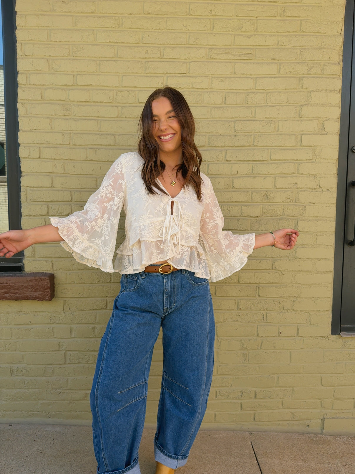 Delilah Front Tie Top
