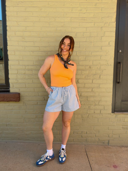 One Of A Kind Top Neon Orange