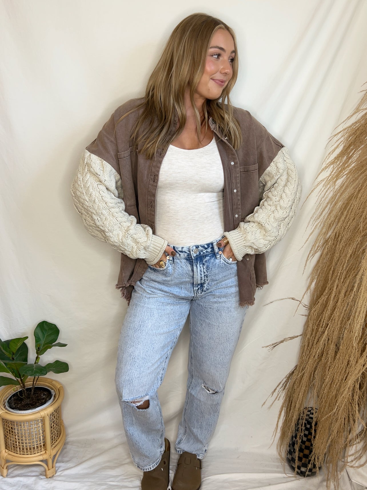 Boho Mocha Shacket