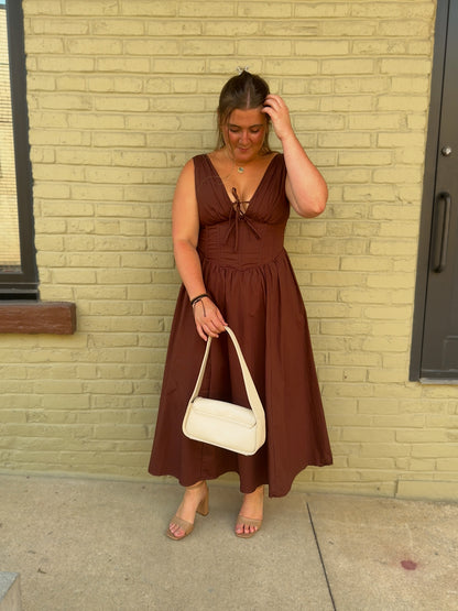 Rene Corset Midi Dress