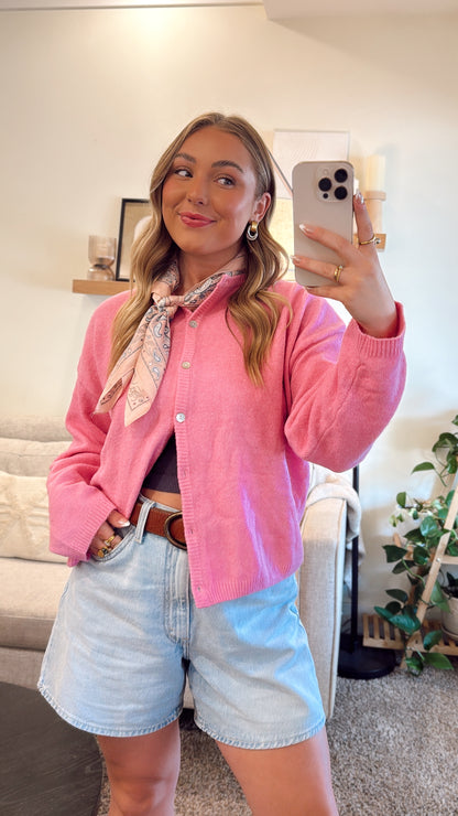 The Soft Focus Knit - Pink