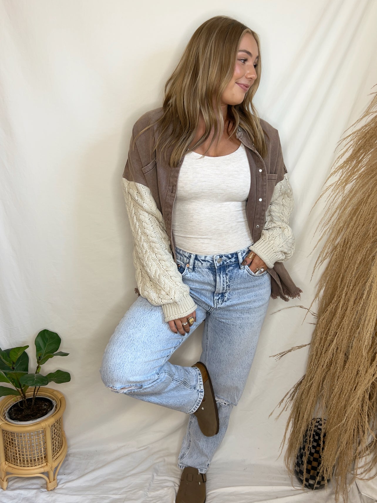 Boho Mocha Shacket