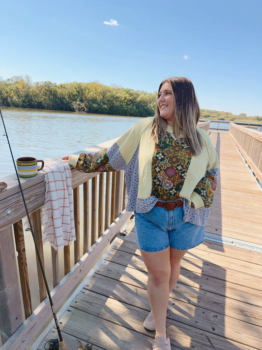 Cabin Quilt Pullover