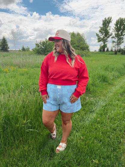 Cabin in the USA Crew - Red