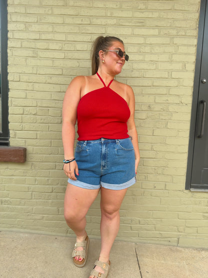 Cherry Pie Halter Top