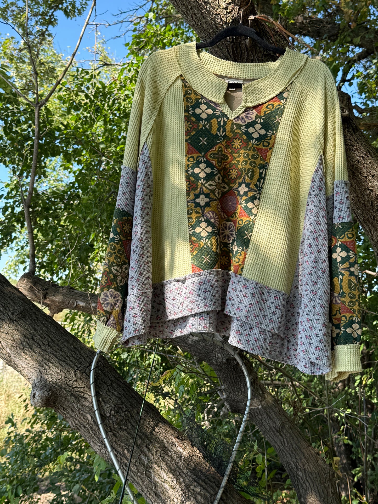 Cabin Quilt Pullover