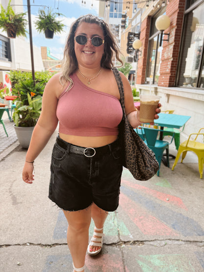 One Of A Kind Top Dusty Red