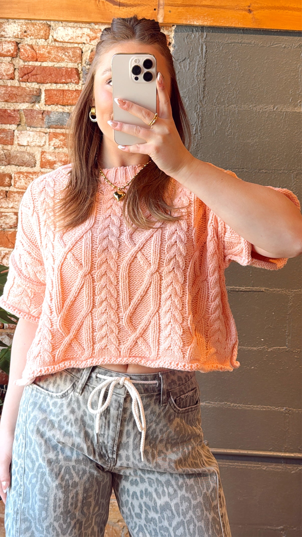 Peach Dream Sweater