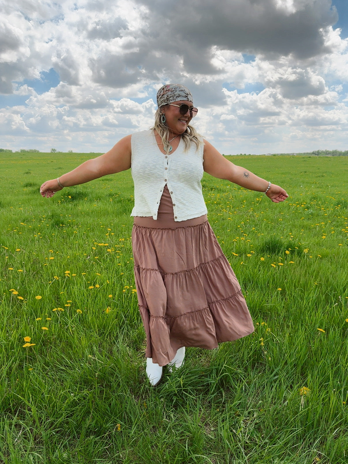 Driftwood Days Knit Top - Plus