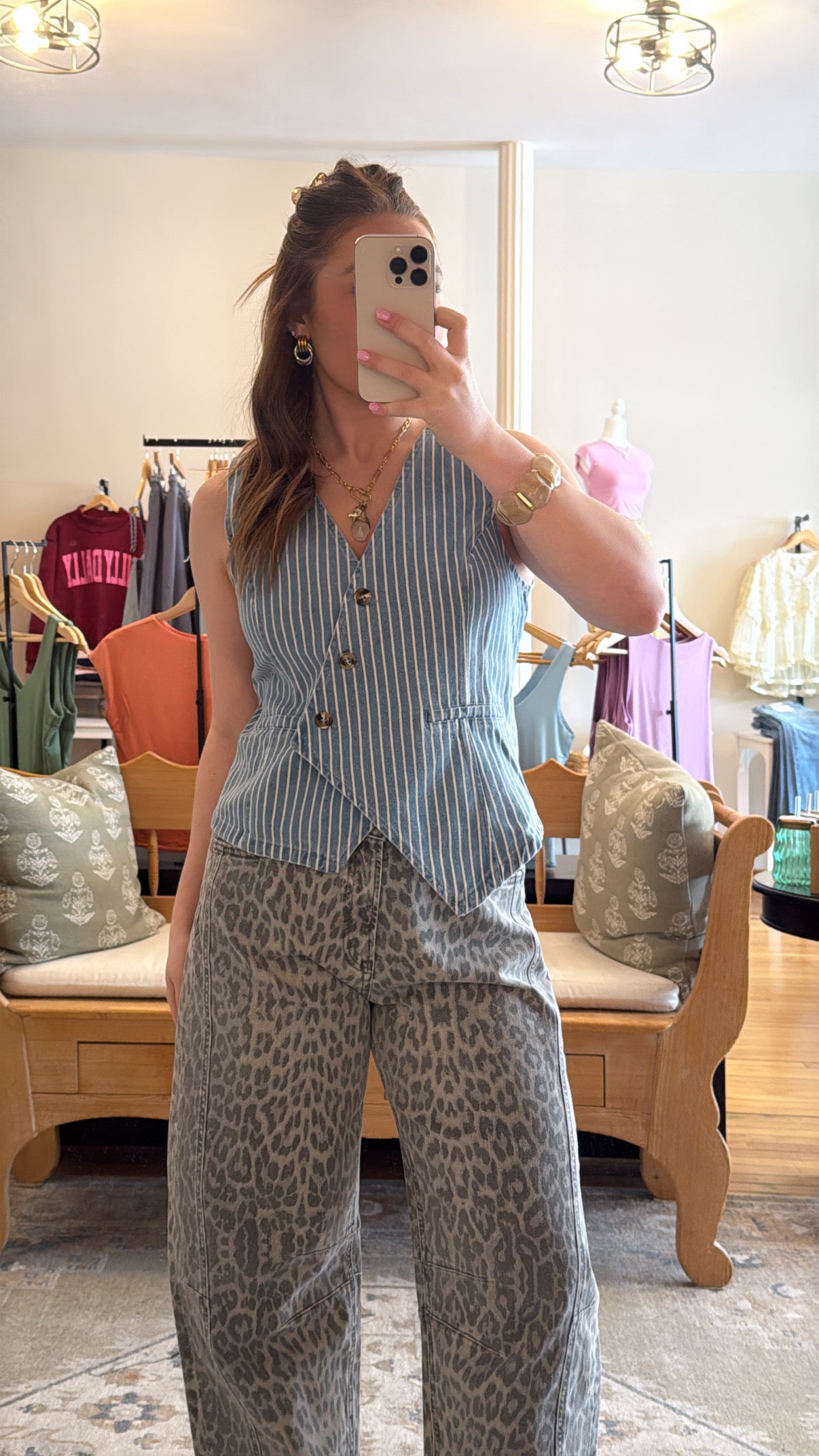 The Capri Stripe Vest