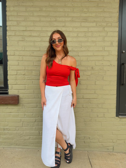 Porch Light Wrap Skirt