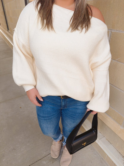 Drift Off Shoulder - Ivory