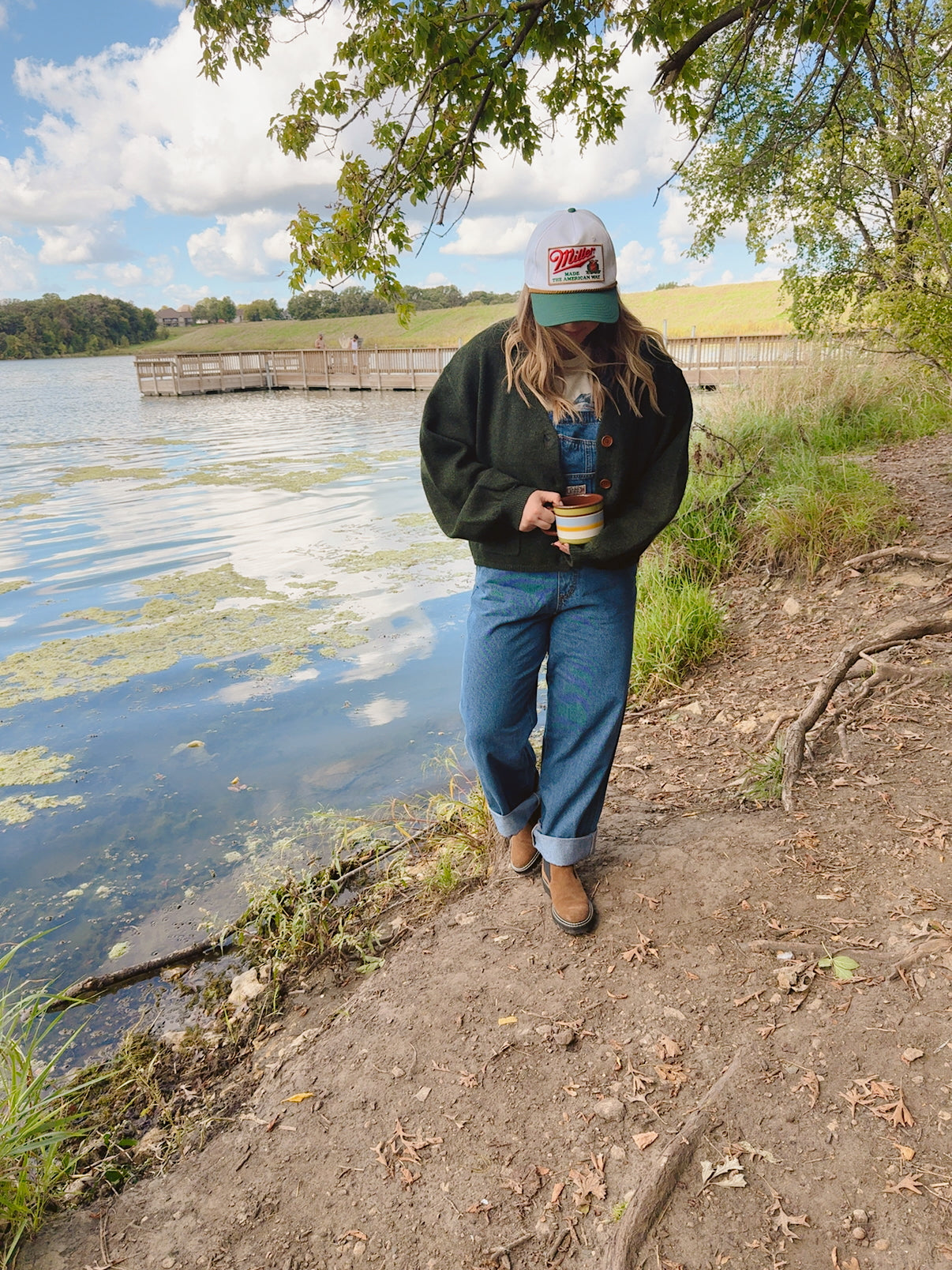 Dockside Olive Cardigan
