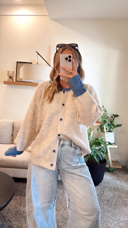 Blueberry Smoothie Cardigan