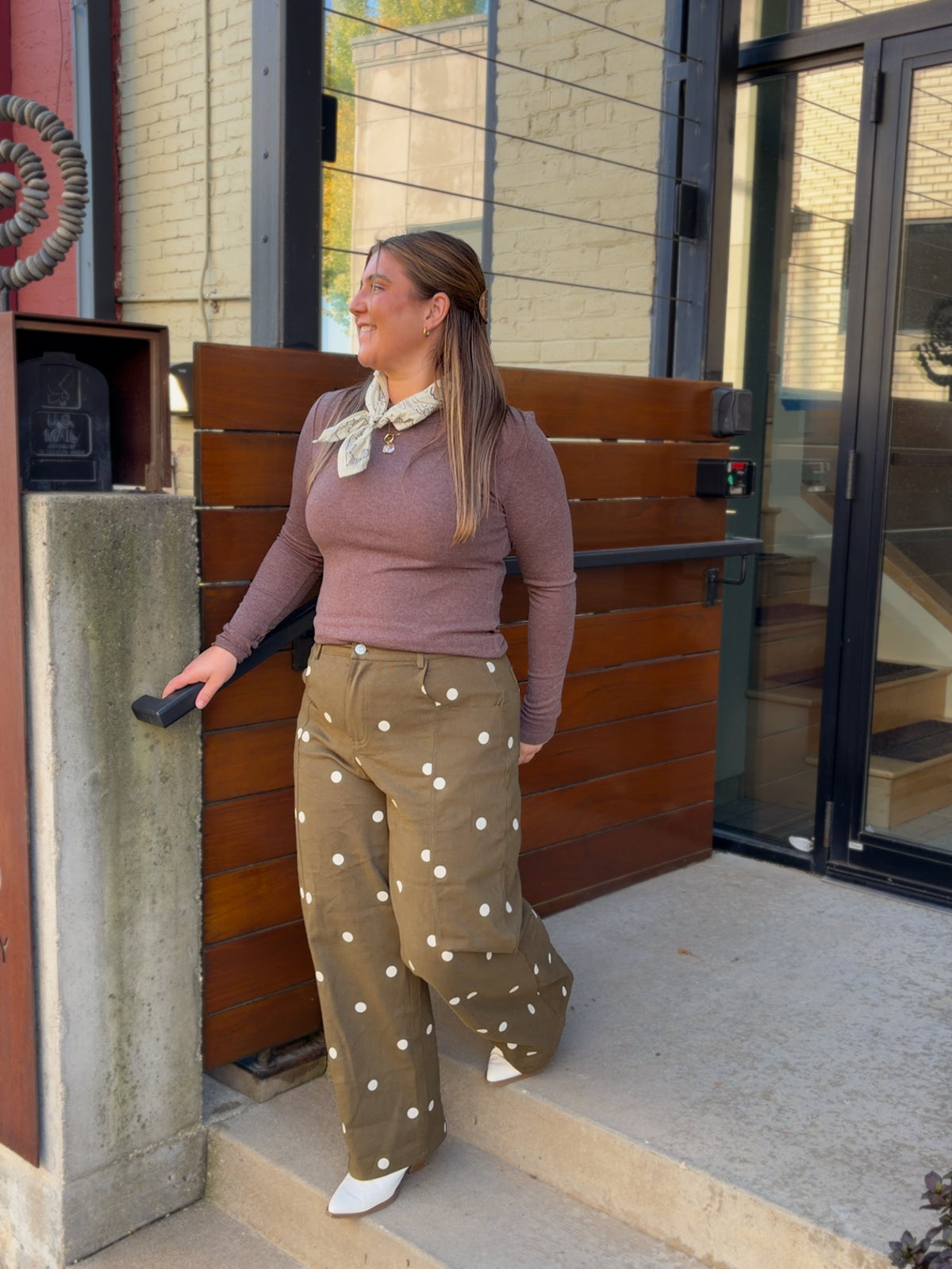 Spotted in Olive Jeans