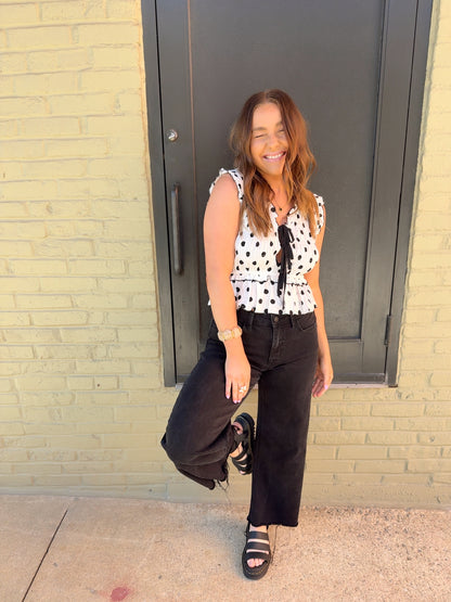 Lucia Peplum Top