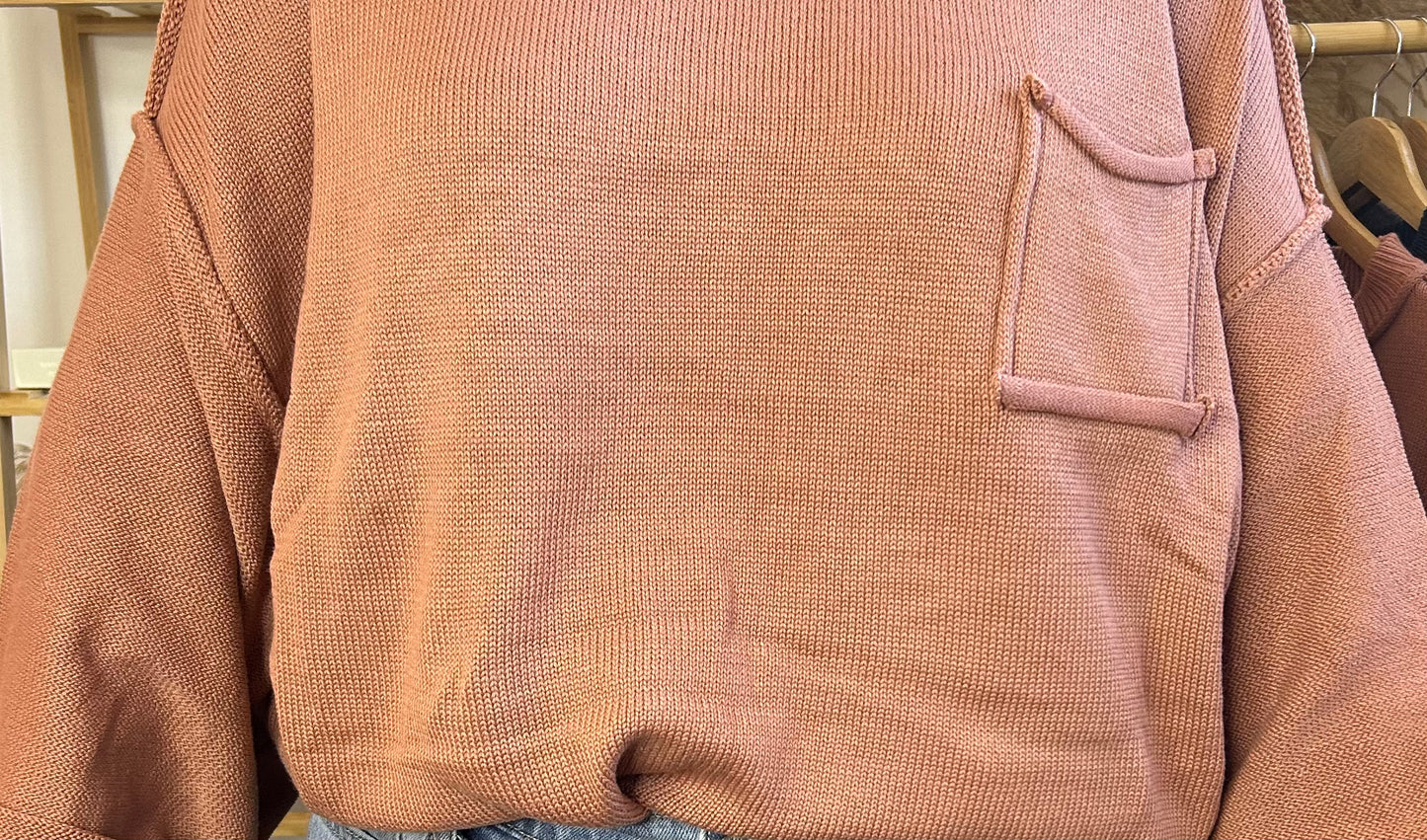 Hattie Sweater Terracotta *SLIGHTLY IMPERFECT*