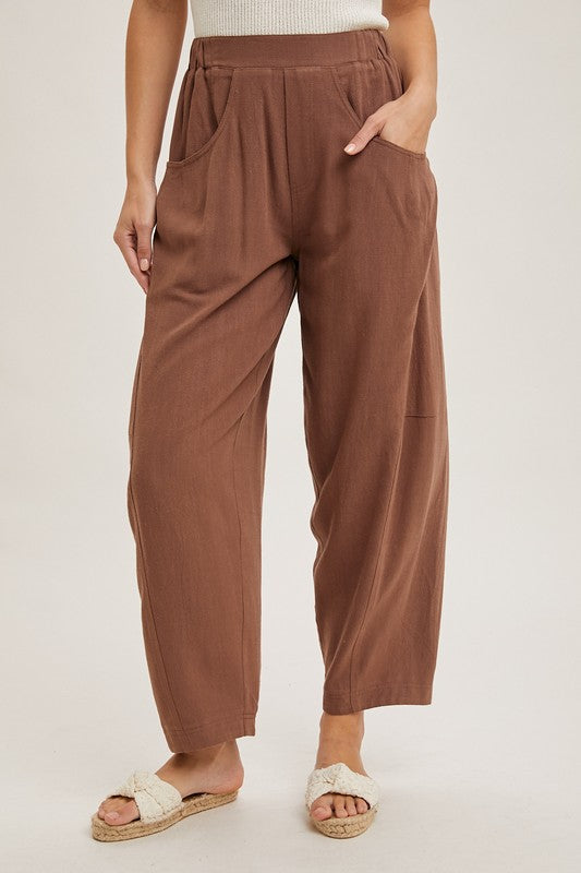 Rustic Roots Barrel Pants