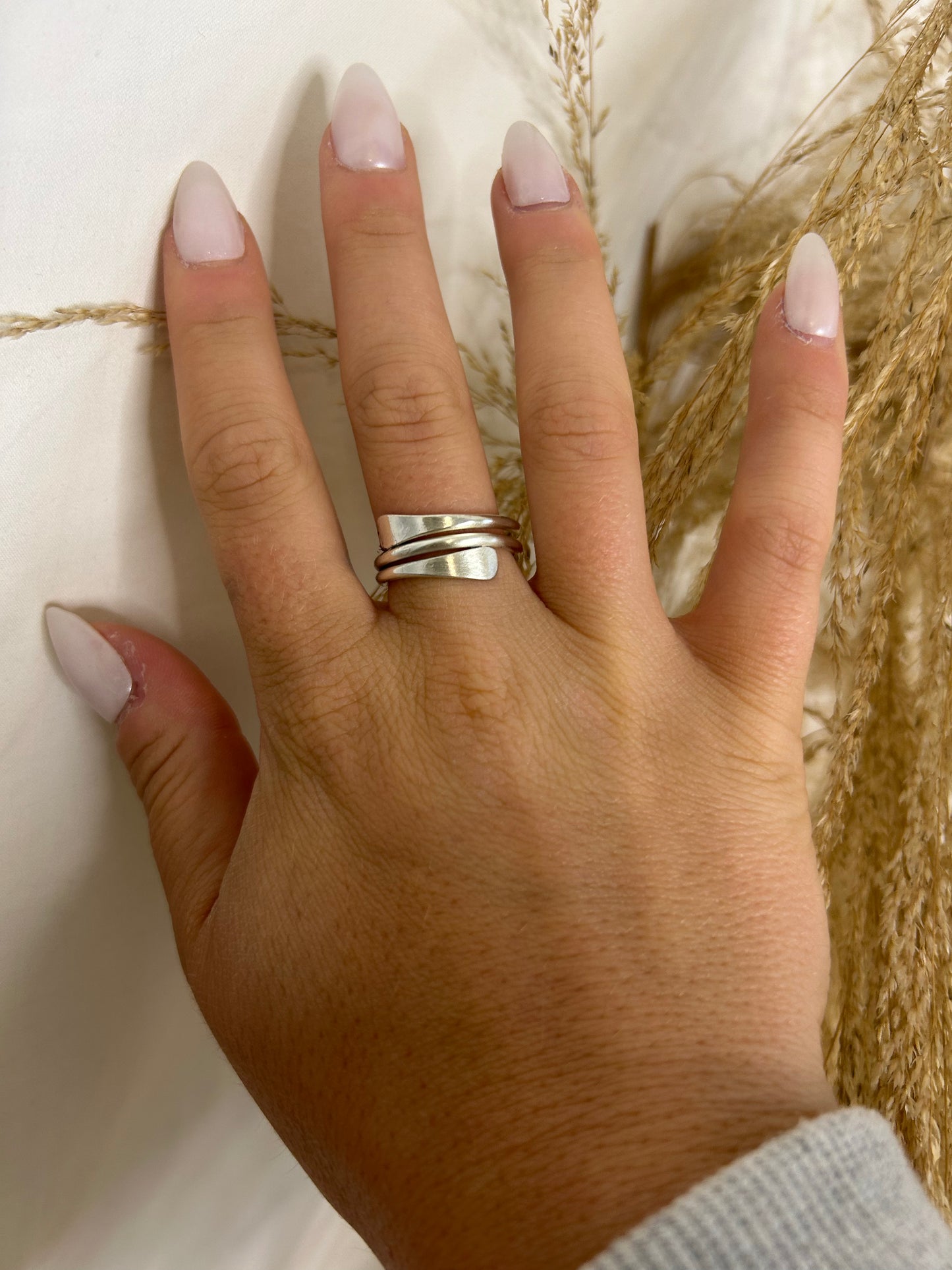 Coiled Wrap Ring - Silver