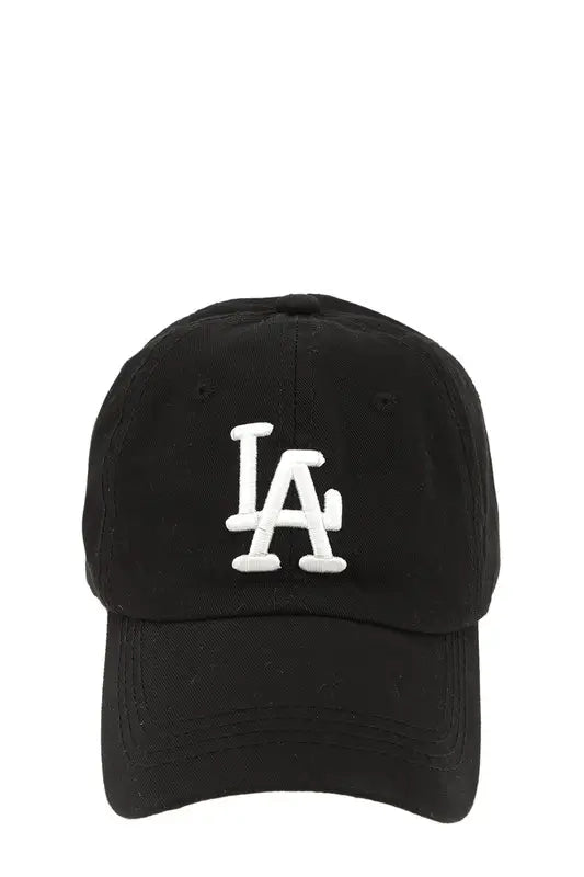 LA Baseball Cap Black