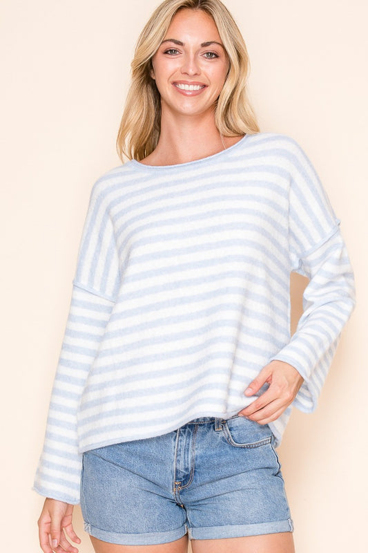 Silver Lining Sweater - Light Blue