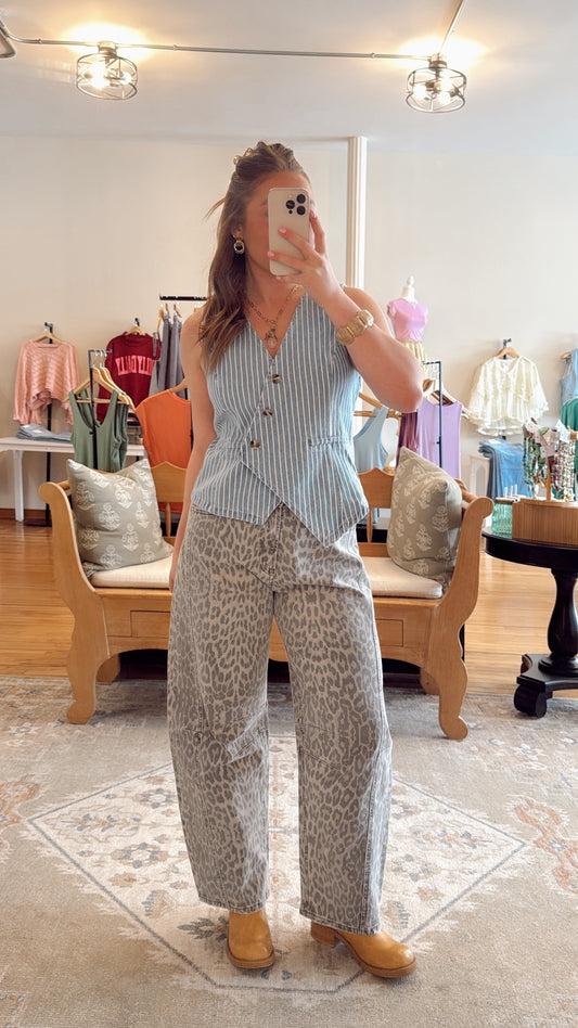 The Capri Stripe Vest